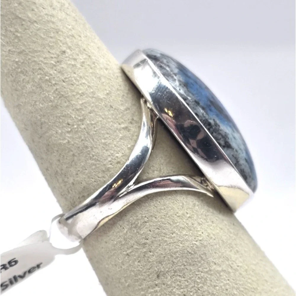 Genuine K2 Jasper Oval Ring Size 6.5 Sterling Silver 925 Handmade Southwest‎ NWT